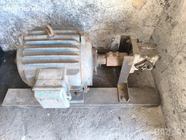 Електродвигател с хидравлична помпа