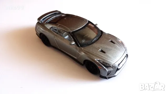 2017 Nissan GT-R GREY Bburago - Мащаб 1:43, снимка 6 - Колекции - 49633264