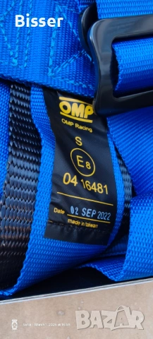 Предпазен колан 4 точков OMP, снимка 5 - Аксесоари и консумативи - 53689415