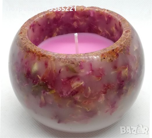 Топка от рози, снимка 3 - Арт сувенири - 41803386