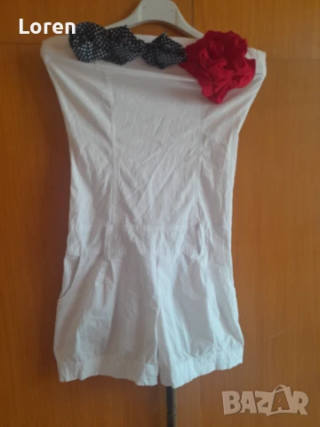 *Elina*Бял гащеризон с розички