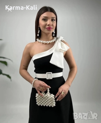 Нова рокля с панделка , снимка 2 - Рокли - 52156741