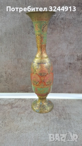 Много красива месингова ваза 
