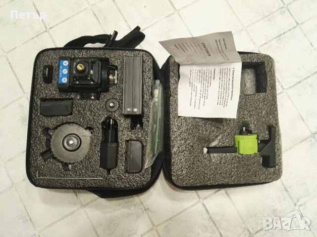 Лазерен нивелир 16 линии + 2 батерии, дистанционно, тринога, магнитна стойка, IP54, снимка 5 - Измервателни инструменти - 40709404