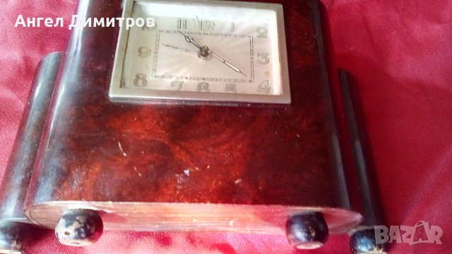 Стар настолен часовник касичка , снимка 3 - Антикварни и старинни предмети - 42043560