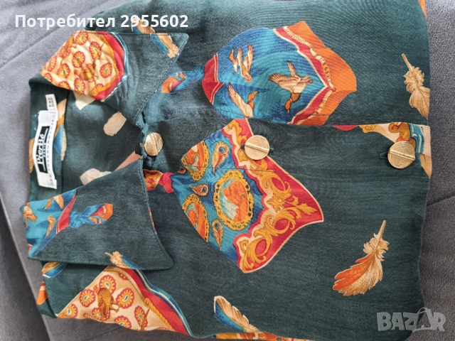 Френска дамска риза хермес стил F 42, снимка 12 - Тениски - 52085913