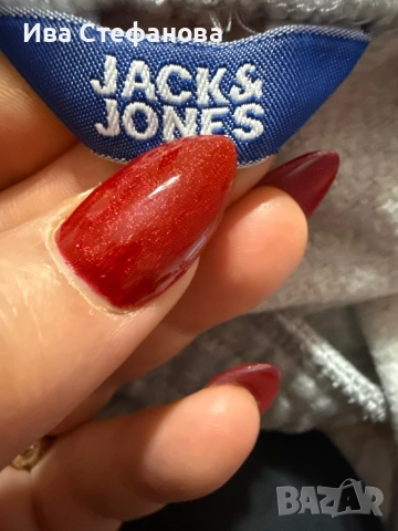  JACK & JONES Jack&jones нов спортен сив 100% оригинално мъжко долнище , снимка 4 - Спортни дрехи, екипи - 52552620