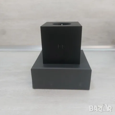 ПРЕМИУМ! Нов Дизайнерски Разклонител Куб Avolt Square 2 (Stockholm Black) с 2 х USB-C PD 30W, снимка 8 - Кабели и адаптери - 56255916