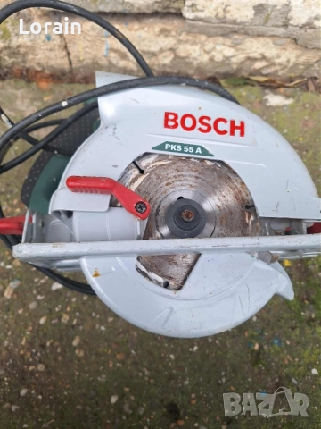 Електрически ръчен циркуляр "Bosch", снимка 2 - Бормашини - 52422992