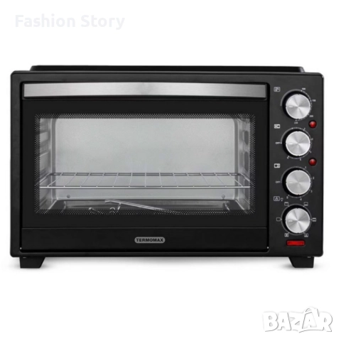 Компактна печка Termomax – фурна + два керамични котлона в едно, снимка 7 - Печки, фурни - 52497248