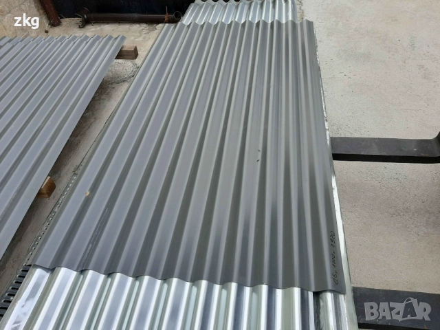 Преоценена вълнообразна пластифицирана ламарина Sn27, снимка 4 - Железария - 52216977