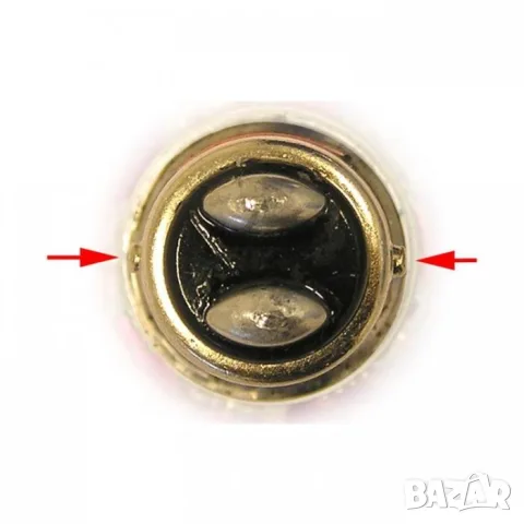 LED крушки BAY15D 12V 6000K 2 броя с бяла светлина, снимка 4 - Аксесоари и консумативи - 55865109