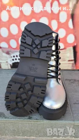 Английски дамски боти-ZARA , снимка 5 - Дамски боти - 47649666