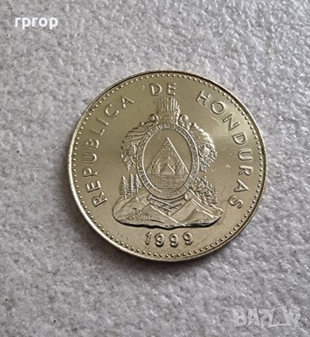 Монети. Хондурас . 10 и 50 центавос.  1990,1999 година., снимка 4 - Нумизматика и бонистика - 41793299