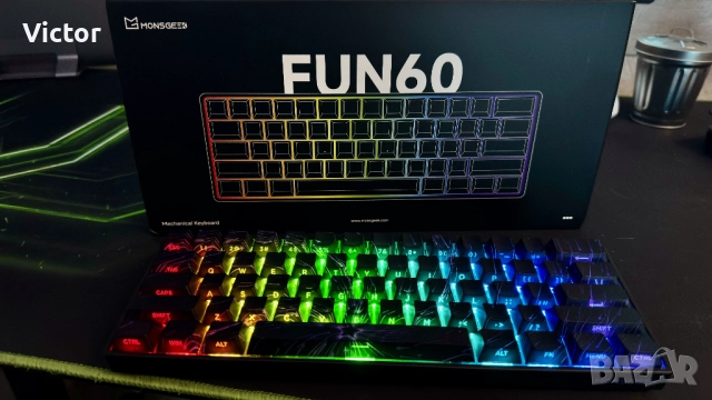 MONSGEEK Akko FUN60 Max безжична механична hall effect клавиатура