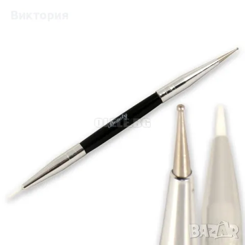 Двустранен инструмент за декорация на нокти, снимка 4 - Продукти за маникюр - 47420453