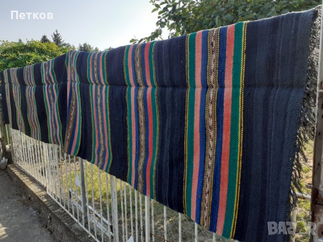 Ръчно тъкана черга от 1960г, снимка 2 - Декорация за дома - 42575703