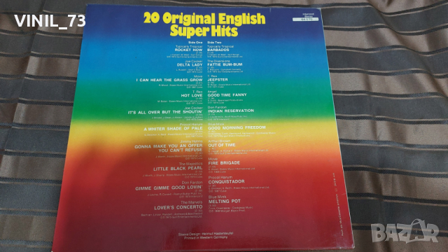 20 Original English Super Hits, снимка 2 - Грамофонни плочи - 36342006