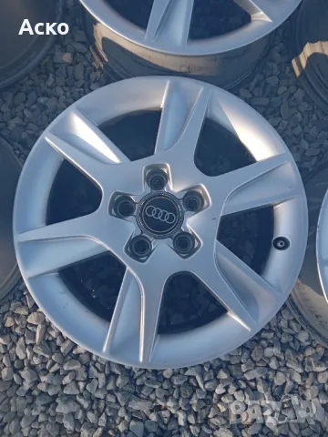 5x112..16цола 6.5j ET50 оригинални AUDI , снимка 4 - Гуми и джанти - 48859155