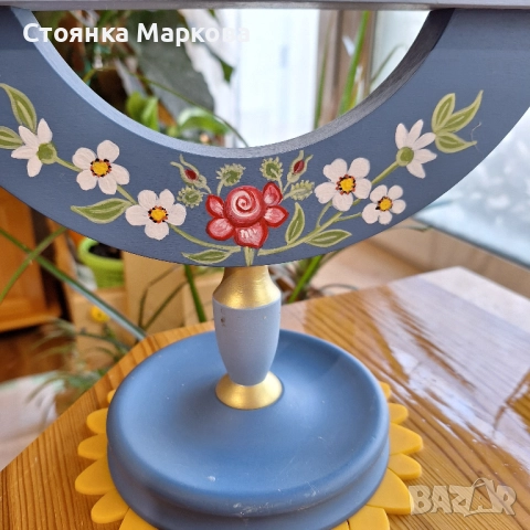 Голям свещник-ръчна изработка, снимка 2 - Декорация за дома - 52389656