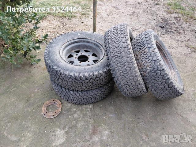 Джанти с гуми 5х139 7 215/75/15