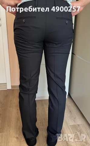 Нов тъмно син панталон Teodor, slim fit, размер М (50), снимка 3 - Панталони - 55994000