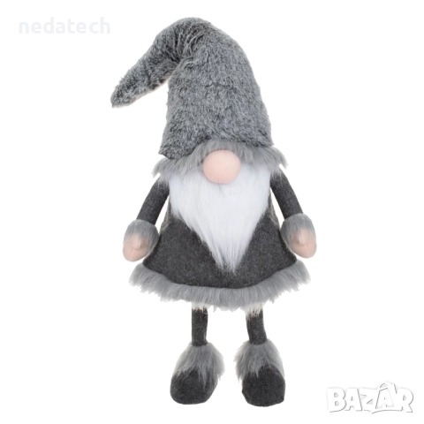 Гном със сива шапка, 70 см, сив