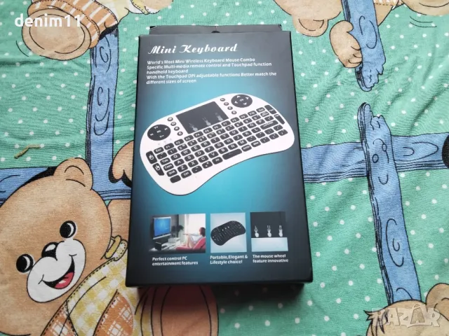 безжична клавиатура дистанционно управление за лаптопи,тиви боксове, таблети и др.