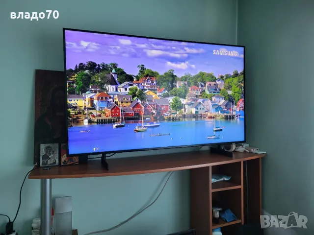 SAMSUNG UHD 4K HDR LED SMART TV телевизор 50 инча като нов, снимка 2 - Телевизори - 48559038