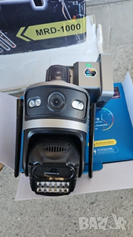 Двойна соларна безжична въртяща камера 4G 12MP iCSee работи с СИМ SIM карта мобилни данни, снимка 5 - IP камери - 53781565