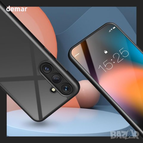 Прозрачен калъф MATEPROX за Samsung Galaxy S24 Plus/S24+ с протектор на екрана, снимка 5 - Калъфи, кейсове - 44277408