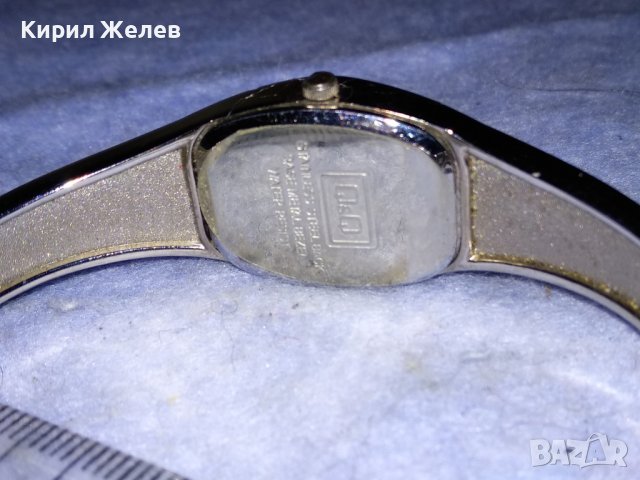 Q&Q QUARTZ СТИЛЕН МОДЕН МАРКОВ ЯПОНСКИ ДАМСКИ ЗЛАТИСТ ЧАСОВНИК Тип ГРИВНА Кю и Кю 36573, снимка 8 - Дамски - 39894407