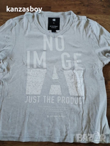 G-STAR - страхотна мъжка тениска XL, снимка 4 - Тениски - 50905945