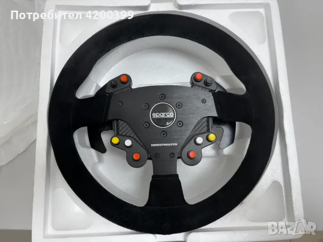 Волан Thrustmaster Sparco® R383 Mod, снимка 2 - Джойстици и геймпадове - 48631579