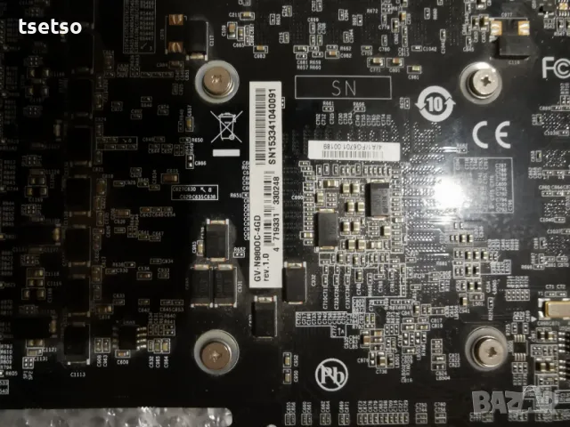 Nvidia gv-GTX980 4gd  4GB, снимка 2 - Видеокарти - 49069972