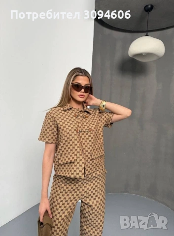 Gucci комплекс с къси ръкави , снимка 3 - Комплекти - 53665541