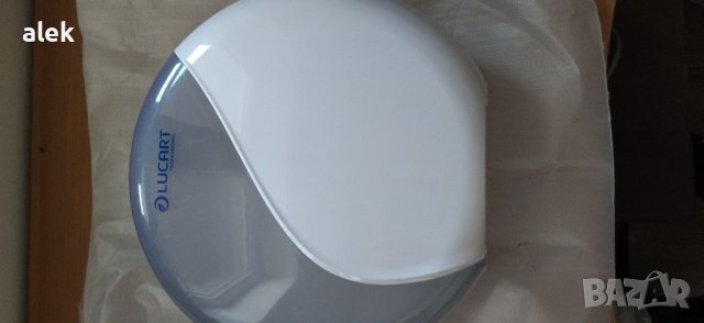 Мини джъмбо диспенсър за тоалетна хартия, Lucart identity, бял, снимка 3 - Други - 40931688