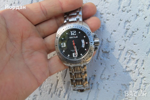 Мъжки часовник "Sector 600'' 50 мм, снимка 8 - Мъжки - 40579653