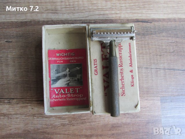 Стара самобръсначка VALET, снимка 4 - Други ценни предмети - 41456480