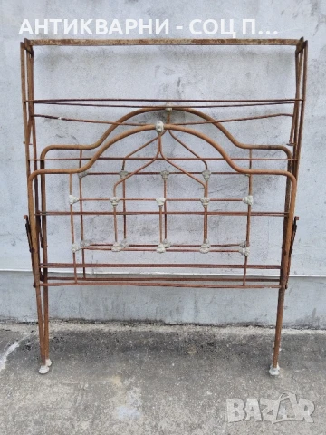 Старо Ковано Сгъваемо Легло. , снимка 2 - Антикварни и старинни предмети - 50824328