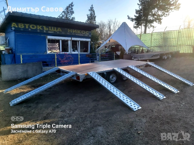 REPO FLAT 4.10 x 2.10м. за мотори, АТV/UTV до 750кg., снимка 12 - Ремаркета - 53465993