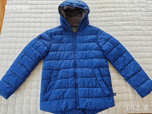 Зимно Дамско яке Бенетон в син цвят
