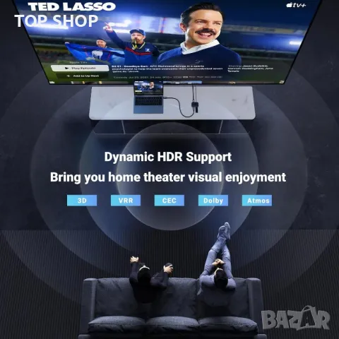 Ugreen HDMI 4K@120Hz, 8K@60Hz превключвател 2 в 1 изход, снимка 5 - Аксесоари - 48477812