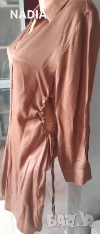 Zara рокля тип риза, снимка 2 - Рокли - 38688518