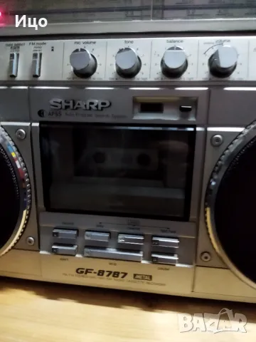 Sharp GF 8787 радиокасетофон., снимка 4 - Радиокасетофони, транзистори - 47671902