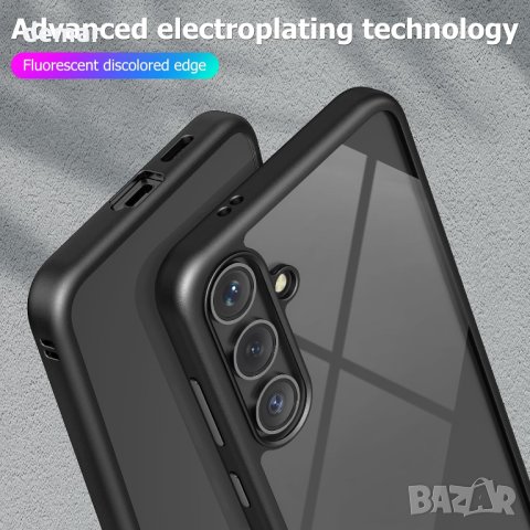 Прозрачен калъф MATEPROX за Samsung Galaxy S24 Plus/S24+ с протектор на екрана, снимка 4 - Калъфи, кейсове - 44277408