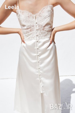 Рокля от сатен ZARA, снимка 16 - Рокли - 40864819