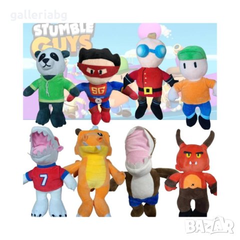 ХИТ! Плюшена играчка на Super Guy от Stumble Guys, снимка 2 - Плюшени играчки - 41453676