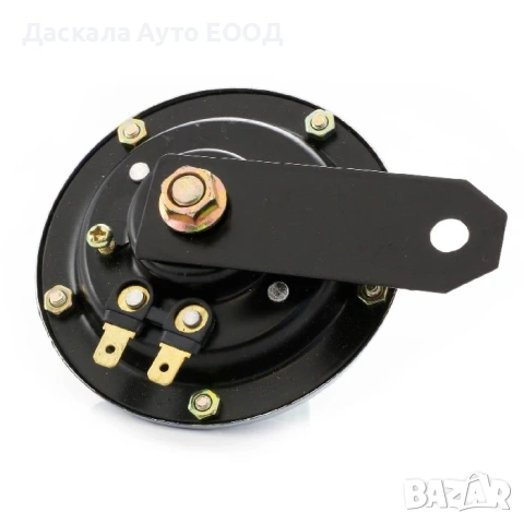 1бр. хромиран метален клаксон за мотори чопъри скутери коли 12V, снимка 2 - Аксесоари и консумативи - 53864833