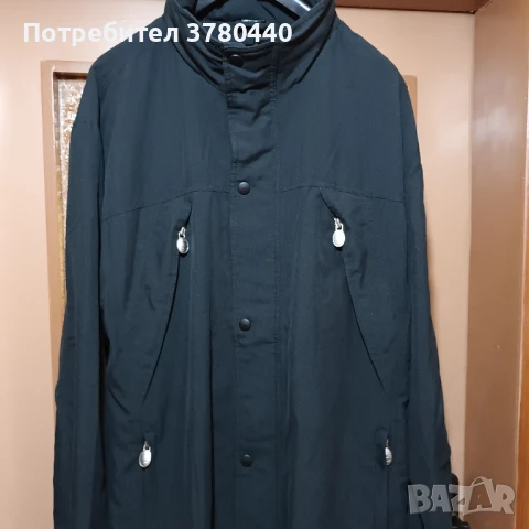 Ново мъжко черно яке,пролет- есен,размер 2XL, снимка 2 - Якета - 51054309